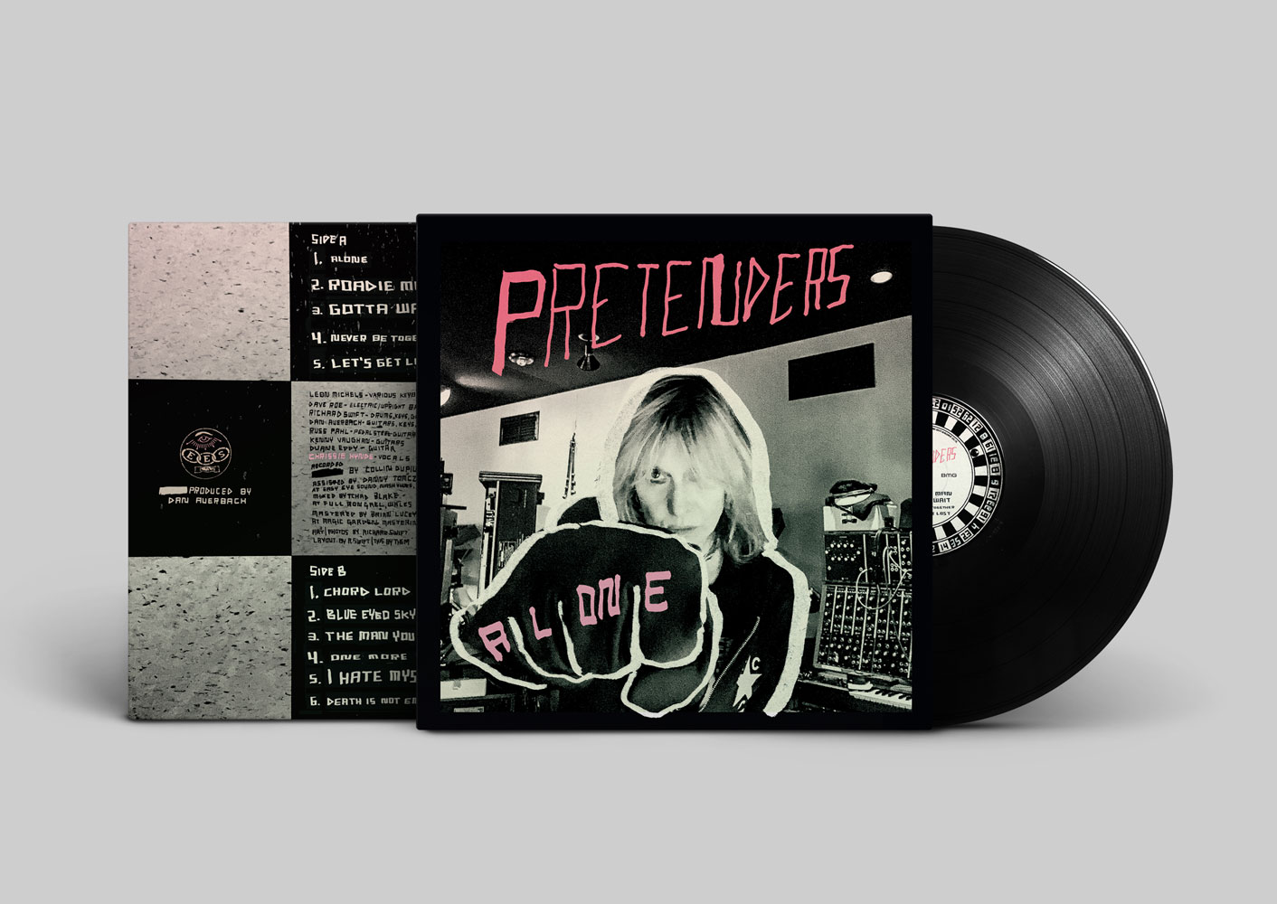 Pretenders Alone LP Cover