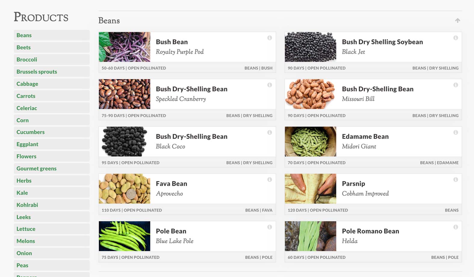 Sero Seed Product Page
